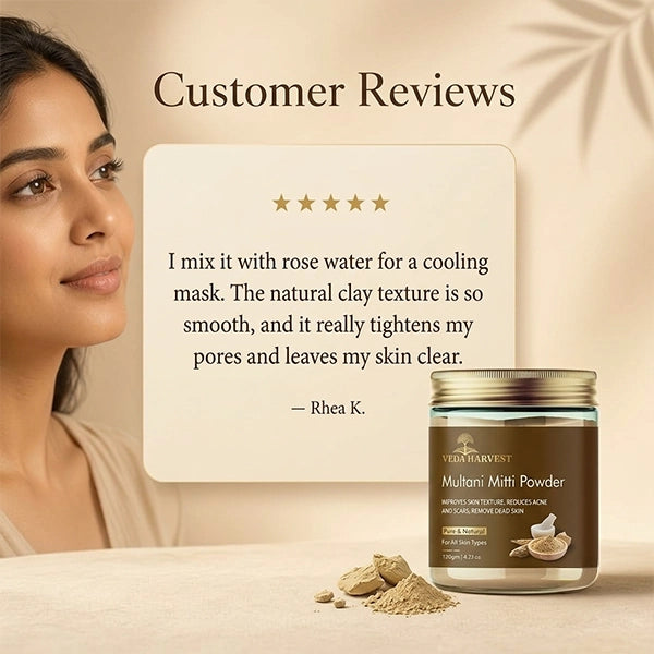 Natural Multani Mitti Powder for Glowing Skin – 350gm