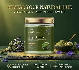 Indigo Powder for Natural Hair Color & Strength – 240gm