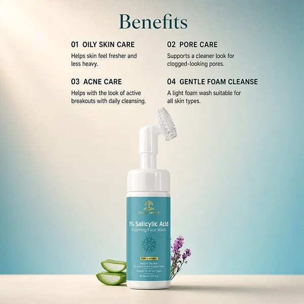 Veda Harvest 1% Salicylic Acid Face Wash – 150ml – image 4