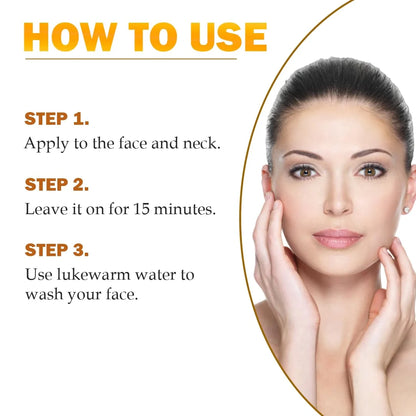 Ubtan Face Pack for Glowing Skin & Tan Removal – 100gm - Veda Harvest 