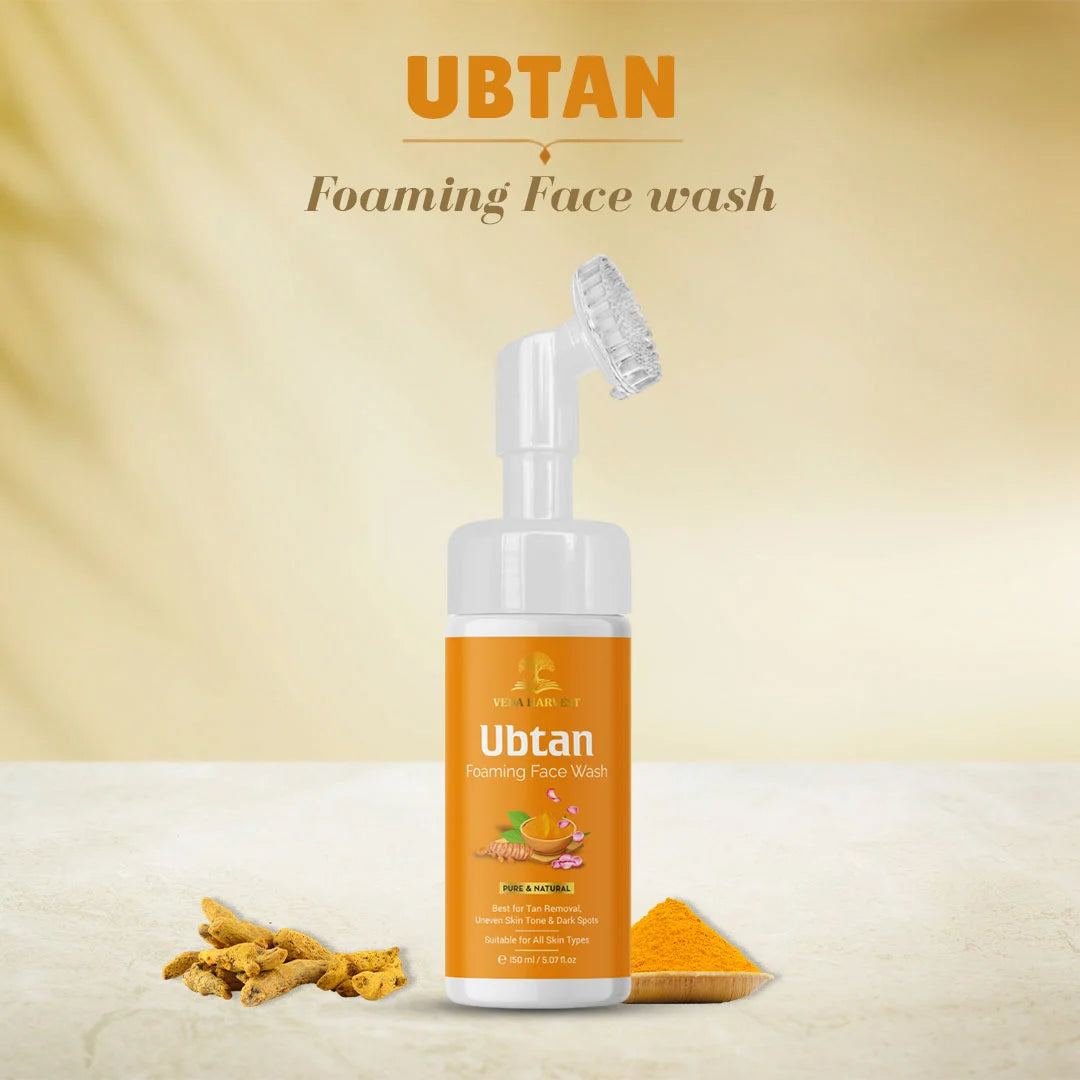 Ubtan Face Wash for Radiant Skin – 150ml - Veda Harvest 