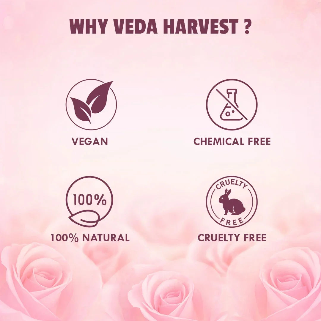Rose Petal Powder for Glow & Tan Removal – 350gm - Veda Harvest 