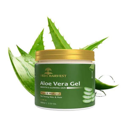 Aloe Vera Gel For All Skin and Hair Types - Veda Harvest 