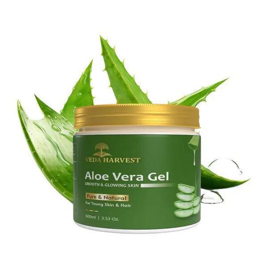 Aloe Vera Gel For All Skin and Hair Types - Veda Harvest 