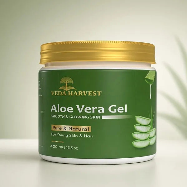Veda Harvest Aloe Vera Gel for Skin & Hair – 400ml