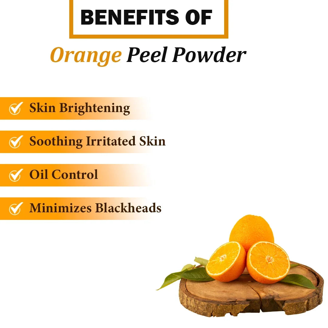 Orange Peel Powder for Radiant Skin – 200gm - Veda Harvest 