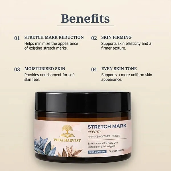 Natural Stretch Mark Cream for Women & Men – 50gm