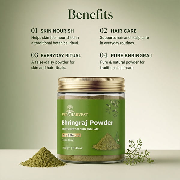 Organic Bhringraj Powder for Hair Growth – 250gm