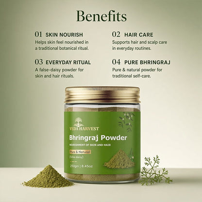 Organic Bhringraj Powder for Hair Growth – 250gm