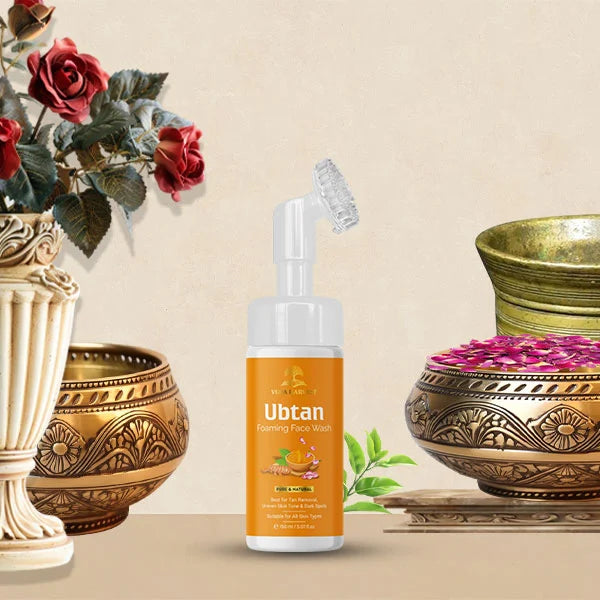 Ubtan Face Wash for Radiant Skin – 150ml - Veda Harvest 