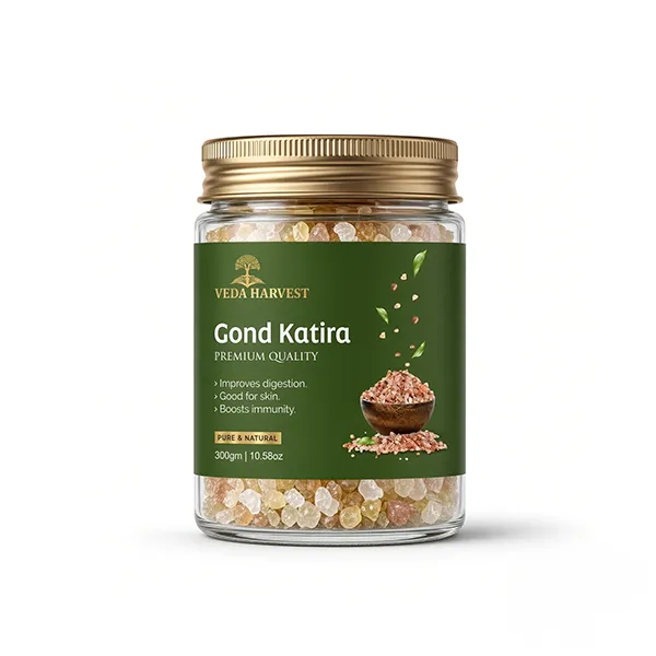 Veda Harvest Gond Katira, Pure Tragacanth Gum for Immunity & Digestion (300g)