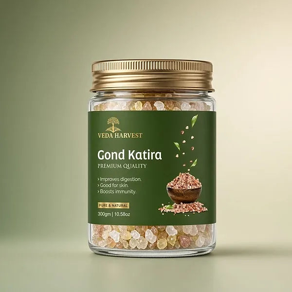 Gond Katira, Pure Tragacanth Gum for Summer Cooling – 300g