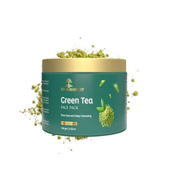 Green Tea Face Pack for Dark Spots & Cleansing - 100gm