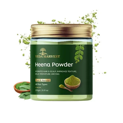 Henna Powder for Hair Color & Nourishment – 250gm - Veda Harvest 