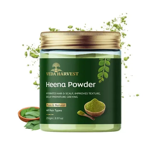 Henna Powder for Hair Color & Nourishment – 250gm - Veda Harvest 