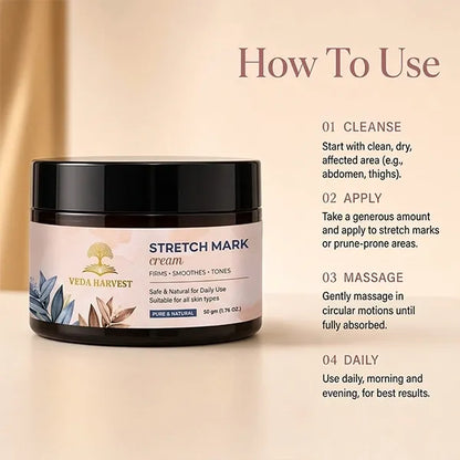 Natural Stretch Mark Cream for Women & Men – 50gm