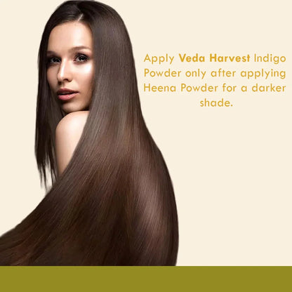 Indigo Powder for Natural Hair Color & Strength – 240gm - Veda Harvest 