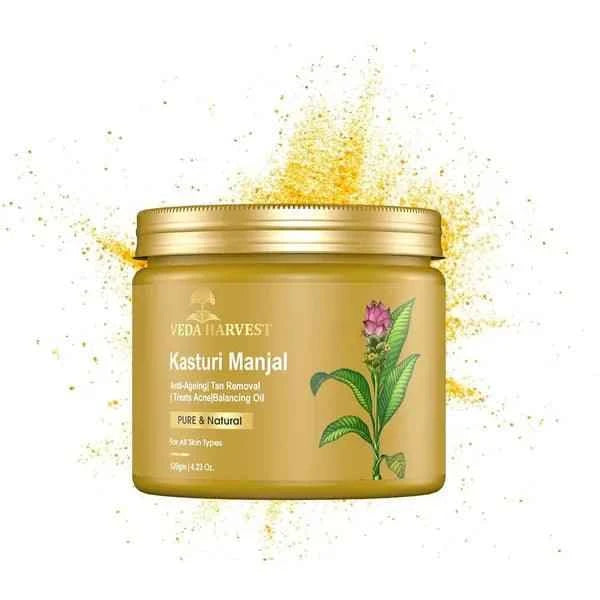 Kasturi Manjal Wild Turmeric Powder for Skin – 120gm - Veda Harvest 