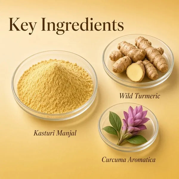 Veda Harvest Kasturi Manjal Wild Turmeric Powder – 120gm – image 2