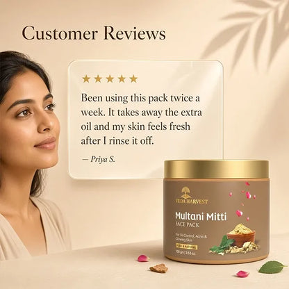 Veda Harvest Multani Mitti Face Pack – 100gm – image 5