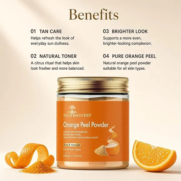 Veda Harvest Orange Peel Powder – 200gm – image 4