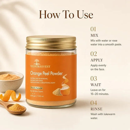 Veda Harvest Orange Peel Powder – 200gm – image 3