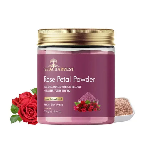 Rose Petal Powder for Glow & Tan Removal – 350gm - Veda Harvest 