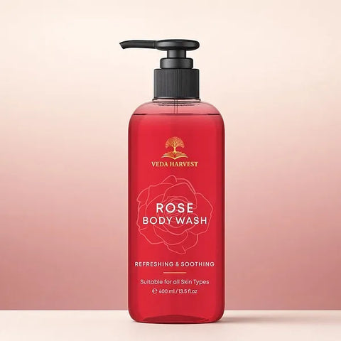 Rose Body Wash Shower Gel for Women and Men – 400ml