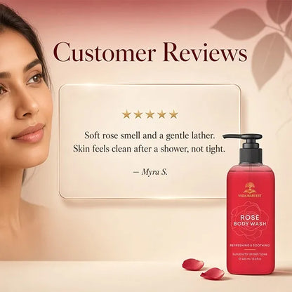 Veda Harvest Rose Body Wash Shower Gel – 400ml – image 5