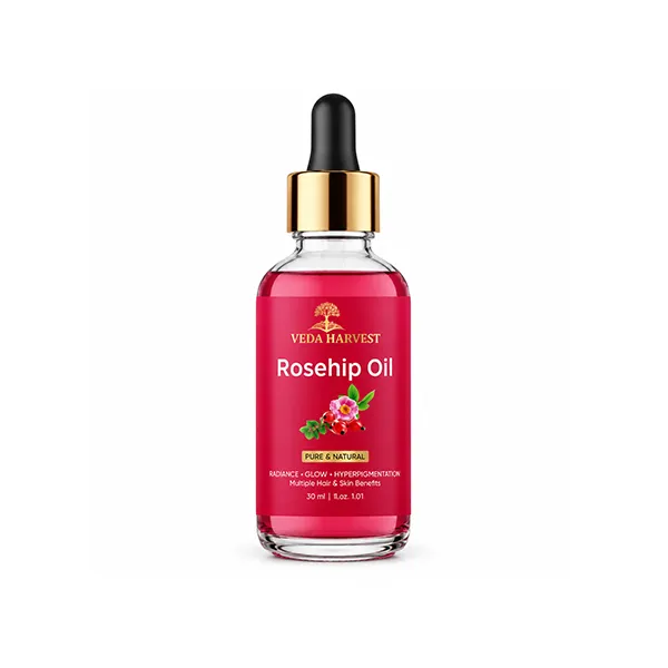 Veda Harvest Pure Natural Rosehip Oil – Cold-Pressed (30ml)