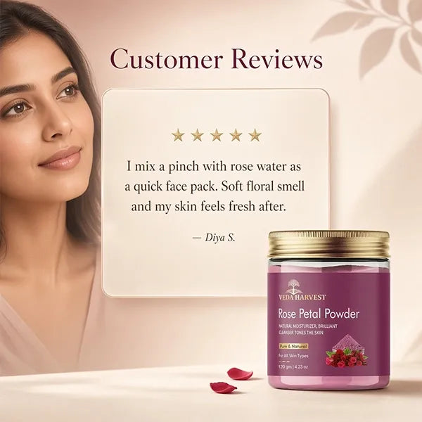 Veda Harvest Rose Petal Powder – 250gm – image 5