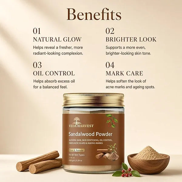 Veda Harvest Sandalwood Powder – 300gm – image 4