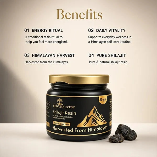 Veda harvest Himalayan Shilajit Resin - 30gm