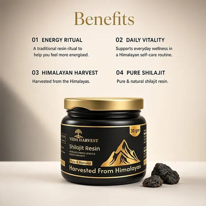 Veda harvest Himalayan Shilajit Resin - 30gm