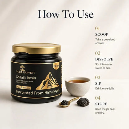 Veda harvest Himalayan Shilajit Resin - 30gm