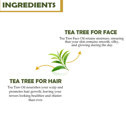 Tea Tree Oil for Hair Care & Scalp Health – 30ml - Veda Harvest 
