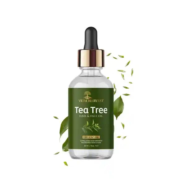 Tea Tree Oil for Hair Care & Scalp Health – 30ml - Veda Harvest 
