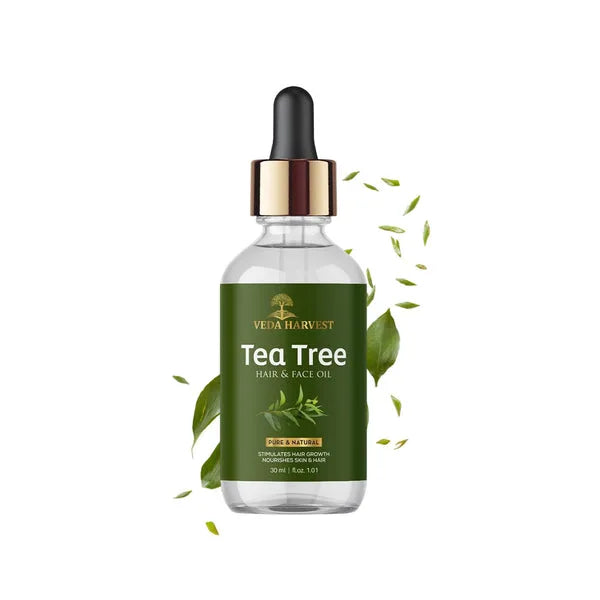 Tea Tree Oil for Hair Care & Scalp Health – 30ml - Veda Harvest 