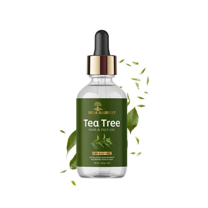 Tea Tree Oil for Hair Care & Scalp Health – 30ml - Veda Harvest 
