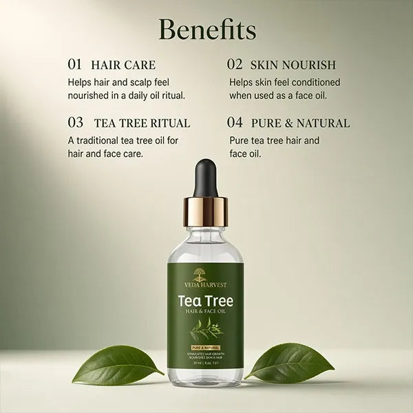 Veda Harvest Tea Tree Oil – 30ml – image 4