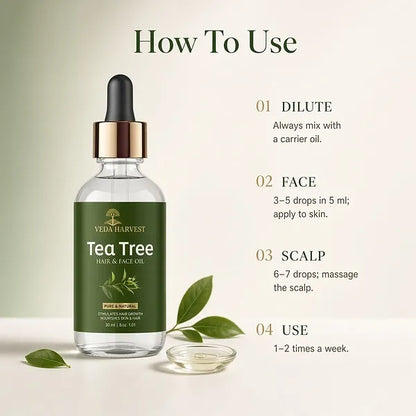 Veda Harvest Tea Tree Oil – 30ml – image 3