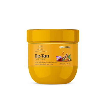 Veda Harvest De-Tan Face Mask | Face pack for glowing skin | 200gm