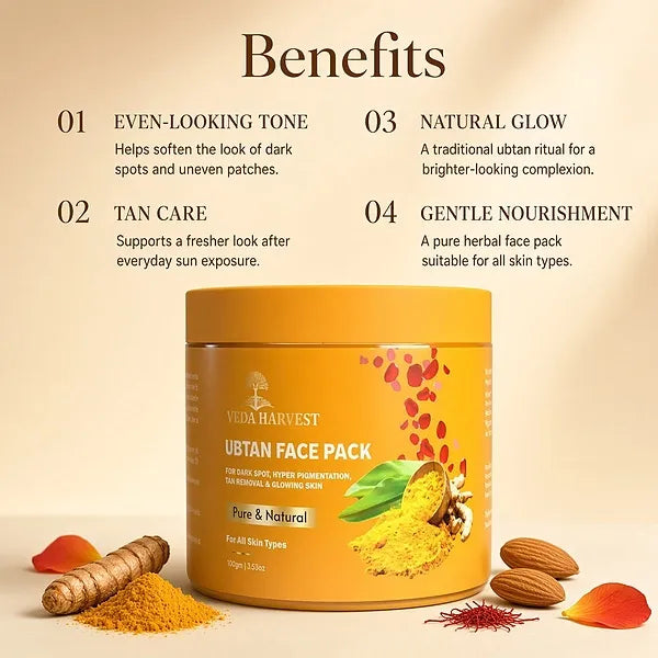 Veda Harvest Ubtan Face Pack – 100gm – image 4