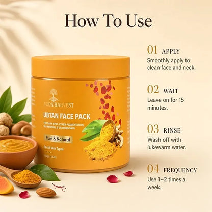 Veda Harvest Ubtan Face Pack – 100gm – image 3