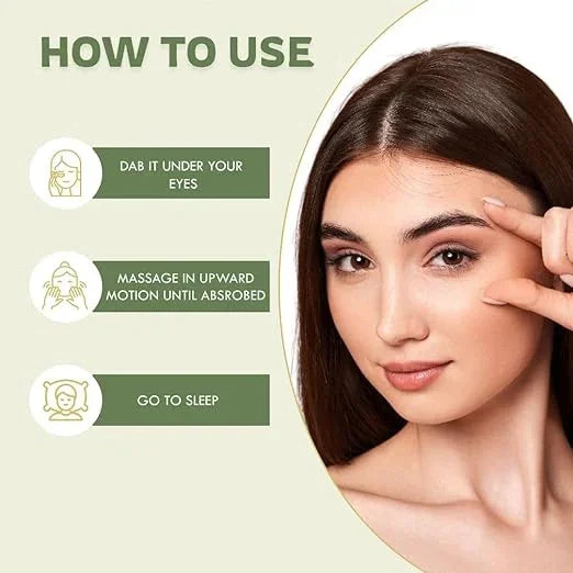Revitalizing Under Eye Gel for Fresh & Bright Eyes – 30gm - Veda Harvest 