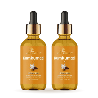Veda Harvest Kumkumadi Tailam Face Oil – Pack of 2 (60ml)