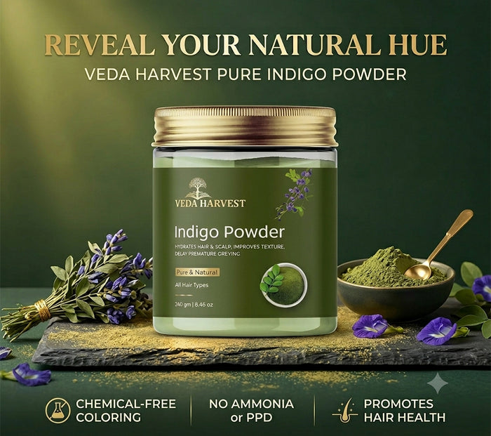 Indigo Powder for Natural Hair Color & Strength – 240gm