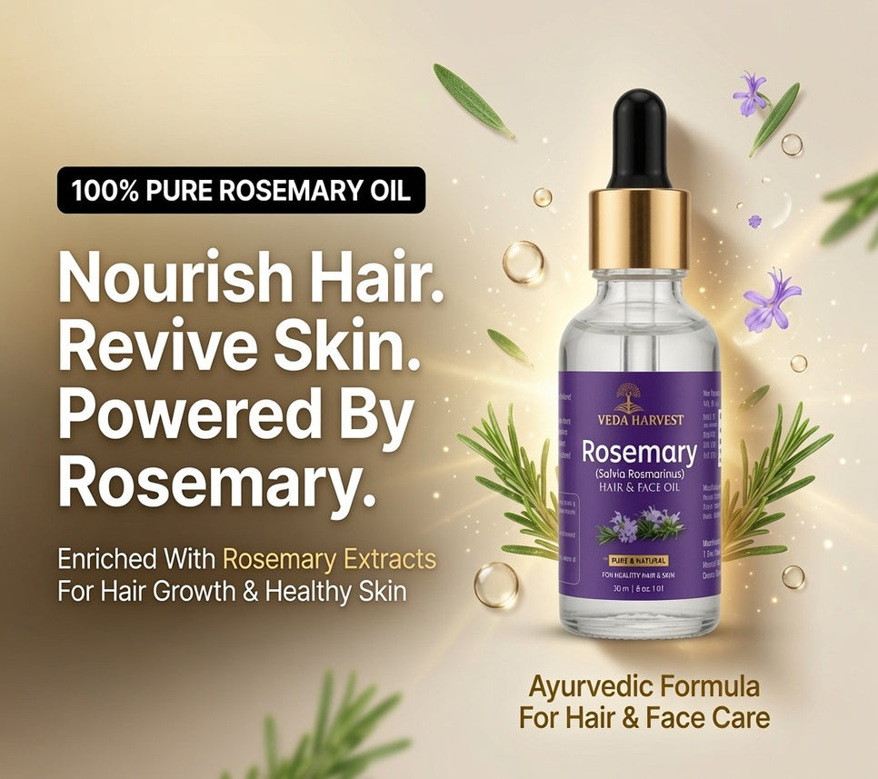 Rosemary Essential Oil for Hair & Skin Care – 30ml