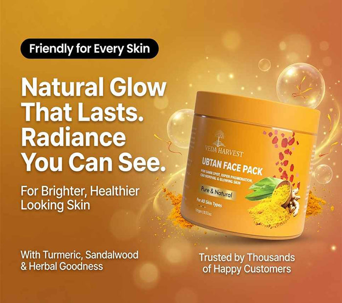 Ubtan Face Pack for Glowing Skin & Tan Removal – 100gm