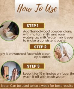 sandalwood powder how to use